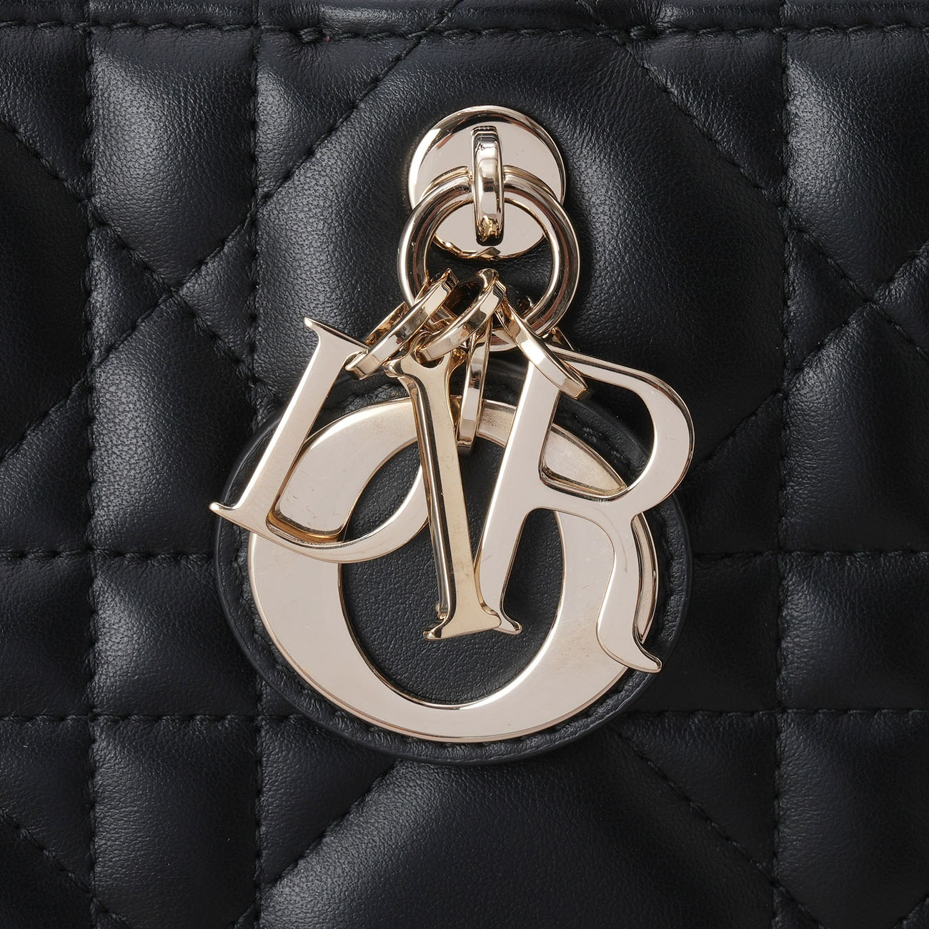CHRISTIAN DIOR(USED)디올 레더 북토트 스몰
